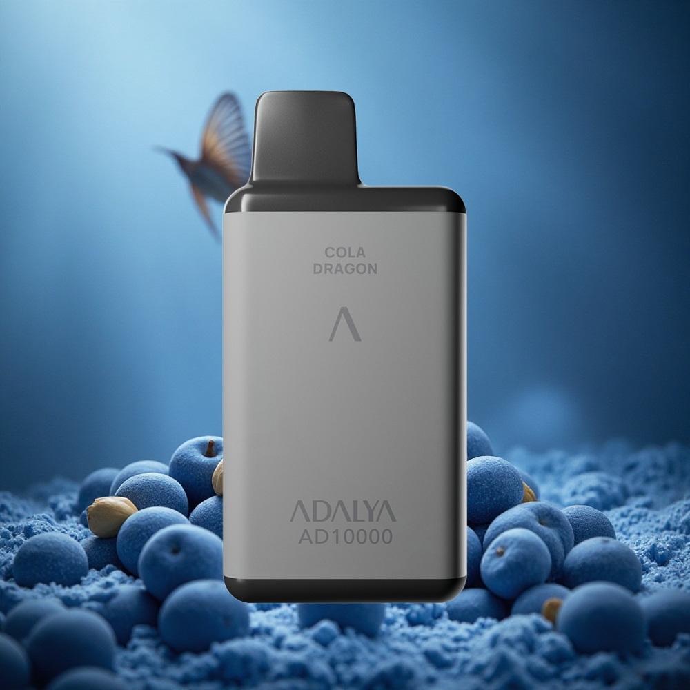 Adalya AD 10000 Pufuri Gheață Albastră Recărcabil USB-C Capacitate E-Lichid de 14ml
