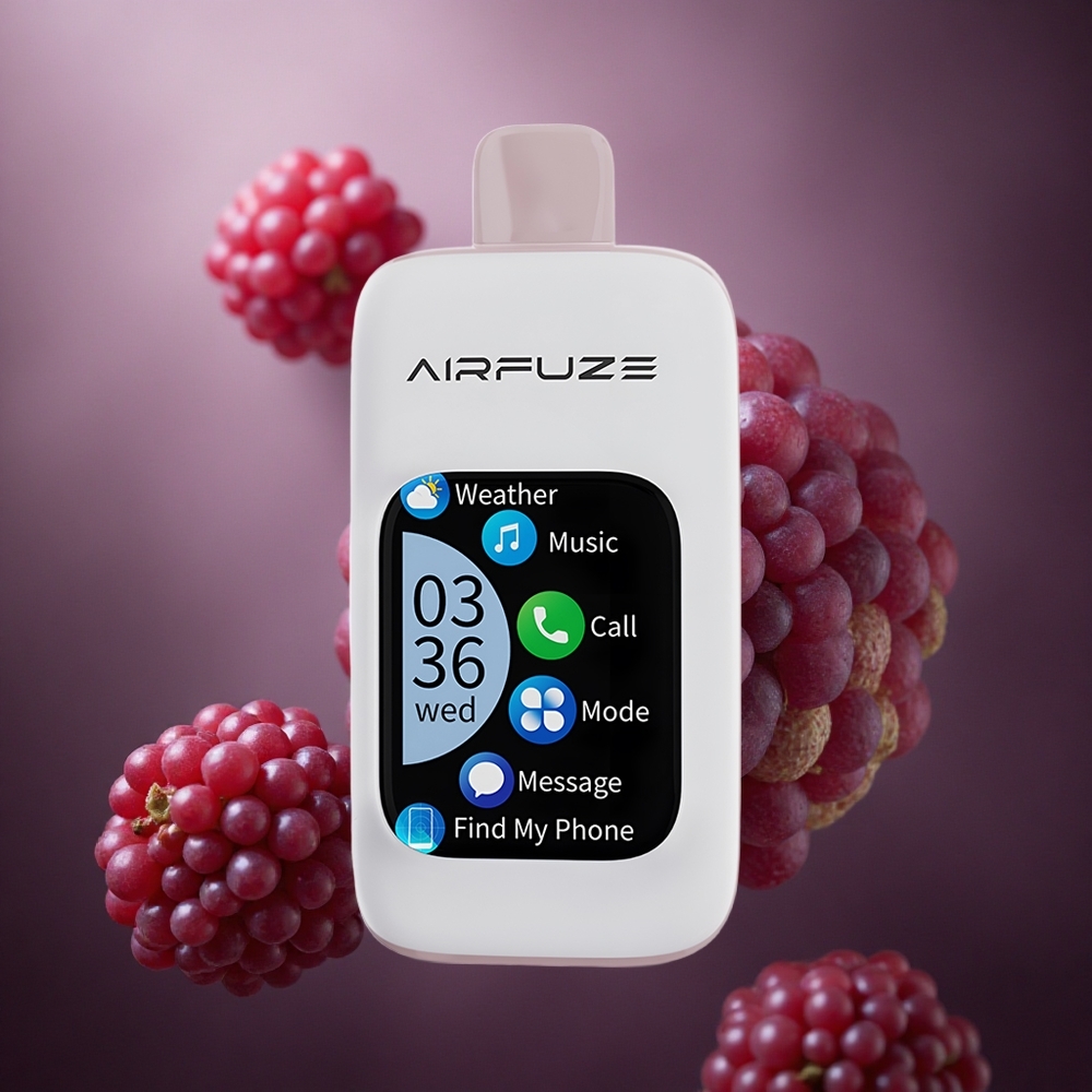 AirFuze Smart 30000 Pufuri Afișaj Tactil 5% Nicotina Vape Dispozabil Explozie de Fructe de Pădure