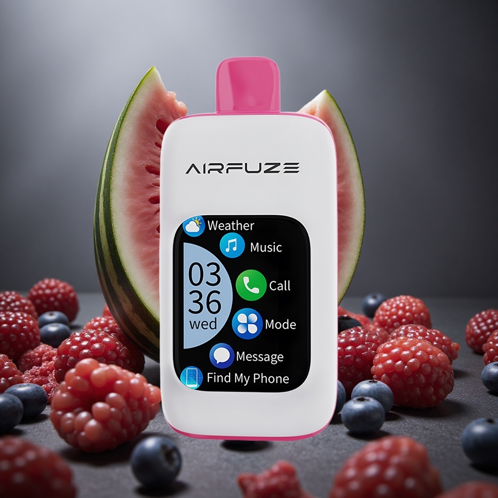 AirFuze Smart 30000 Pufuri Dispozabil Afină Pepene Verde 5% Baterie de 900mAh