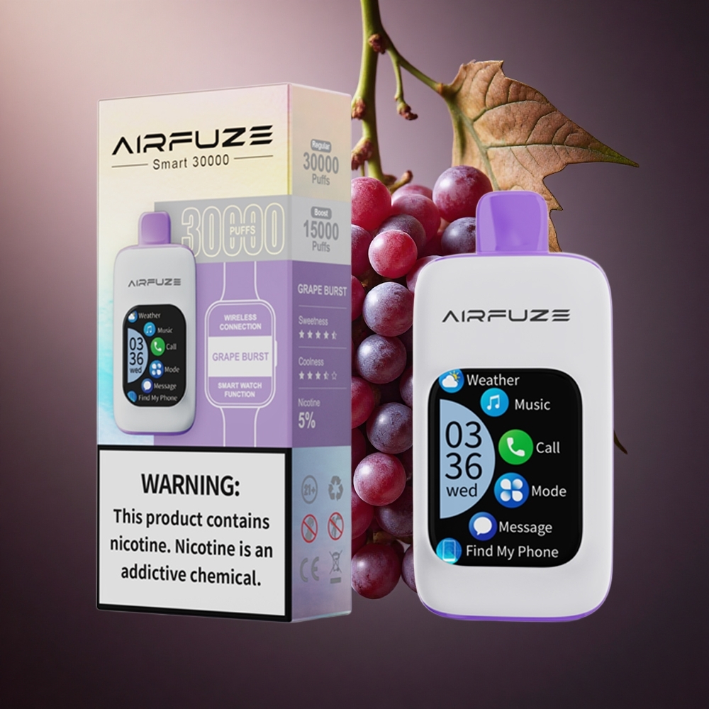 AirFuze Smart 30000 Pufuri Ecran Tactil Vape Dispozabil Explozie de Struguri
