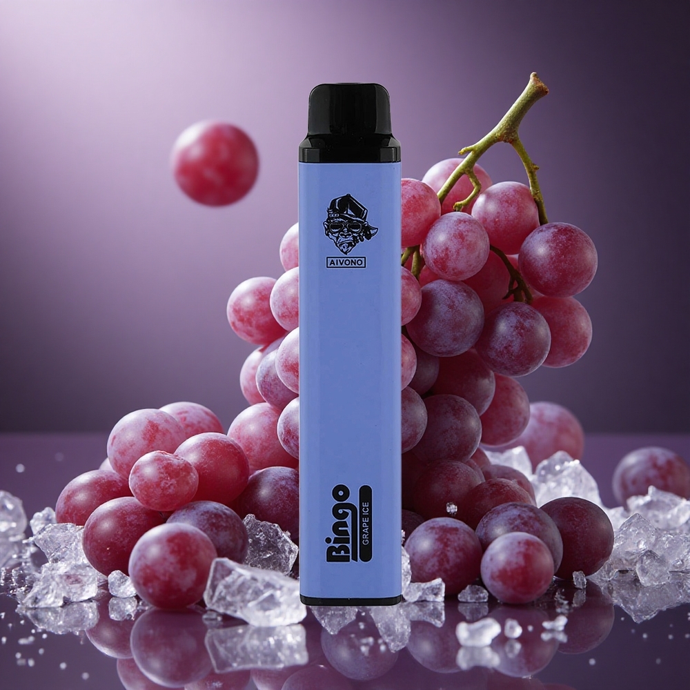 Aivono Aim Bingo 4000 Pufuri Capacitate E-Lichid de 10ml Baterie de 1000mAh Gheață de Struguri Vape Dispozabil