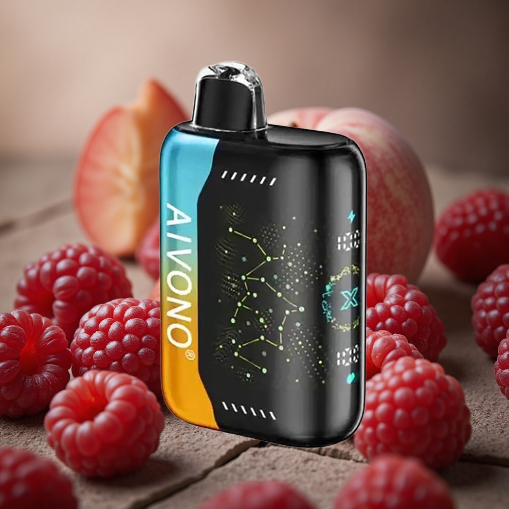 Aivono Aim Boom 25000 Pufuri Zmeură piersică lime Baterie de 650mAh 28ml