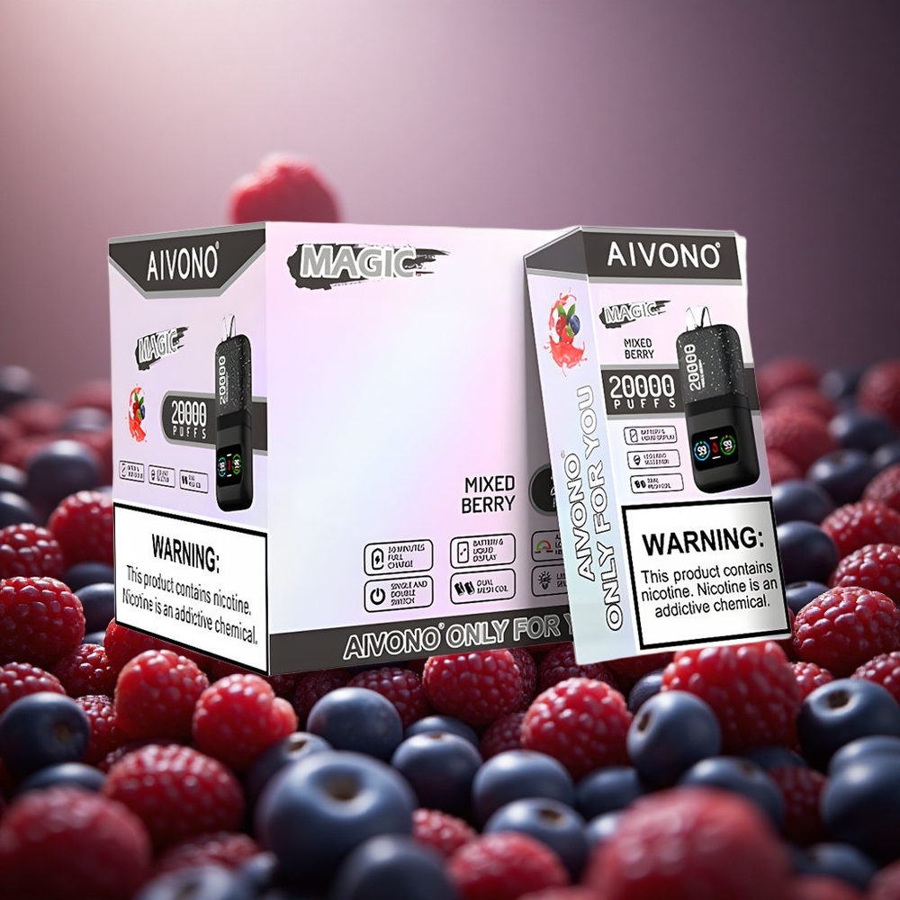 Aivono AIM Magic 20000 Pufuri Mixed Berry 26ml Bobină Cu Plasă Duală
