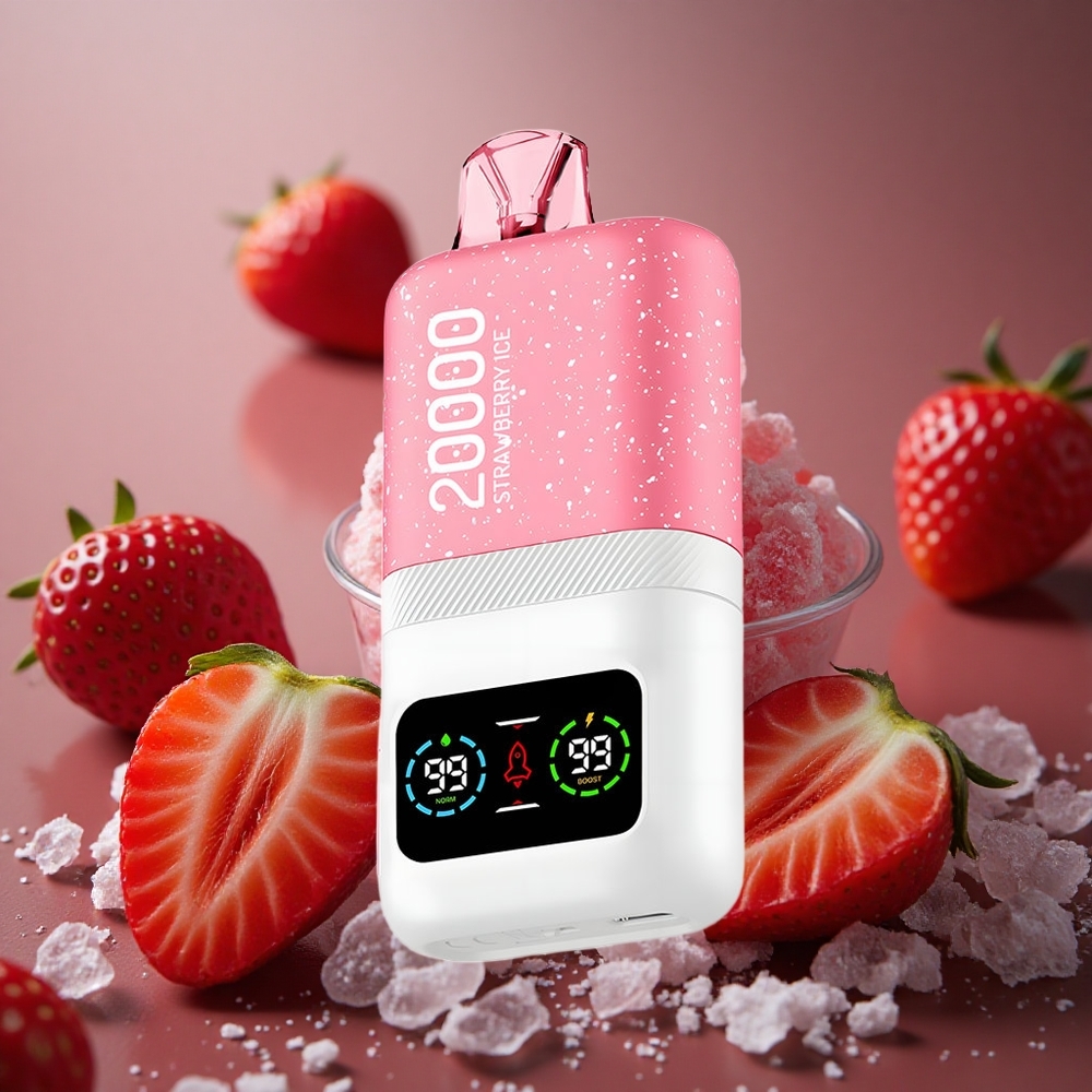 Aivono Aim Magic 20000 Pufuri Capsa cu Aroma de Căpșuni și Gheață 26ml Bobină Cu Plasă Duală