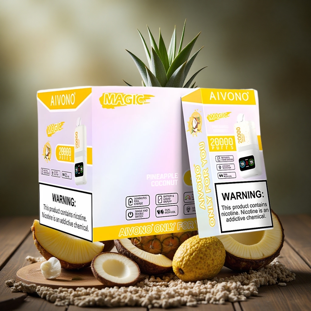Aivono Aim Magic 20000 Pufuri Parfum Ananas Coco cu 26ml Lichid și Baterie 600mAh