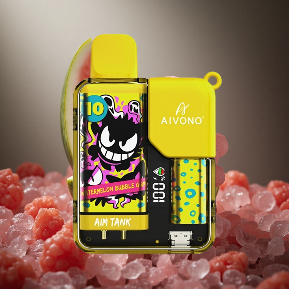 Aivono AIM-TANK 9500 Pufuri Bomboană Fistic Afumat Capacitate E-Lichid de 18ml LCD