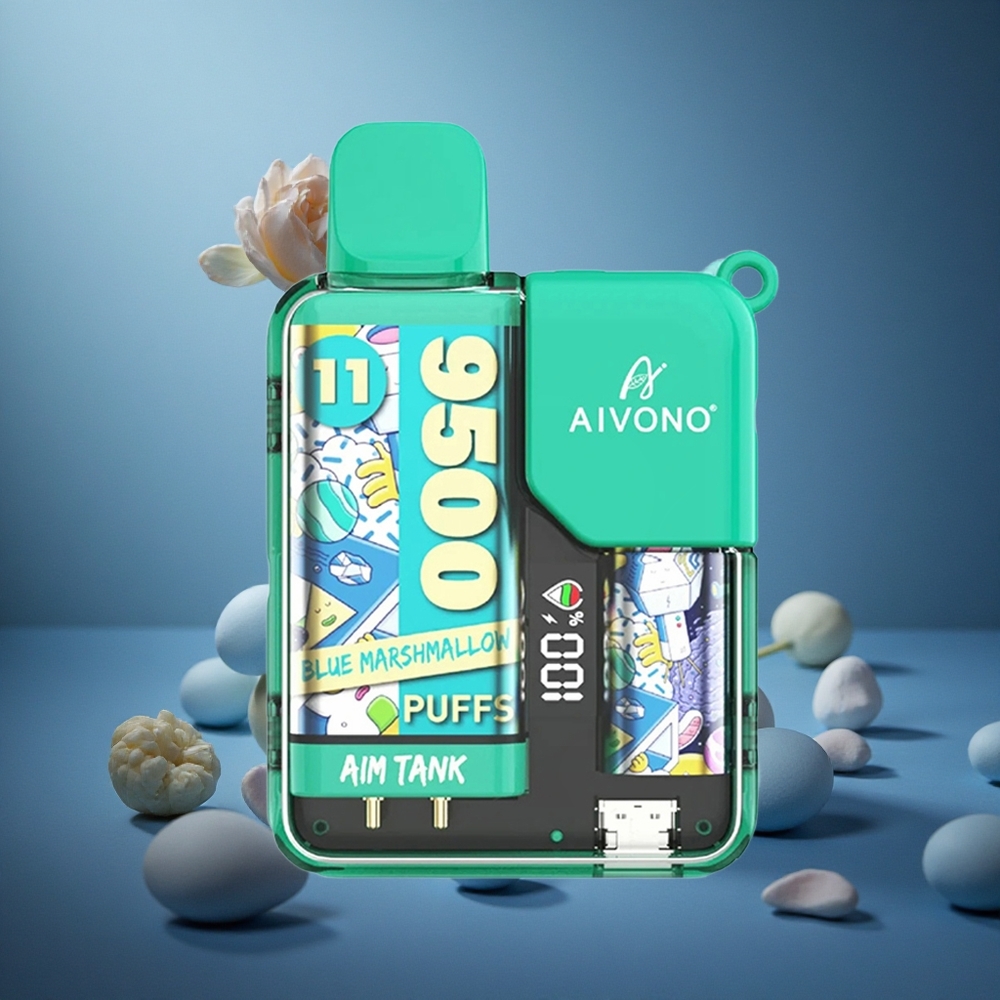 Aivono Aim-Tank 9500 Pufuri Afișaj LCD Alune de Mierlărie Albastră