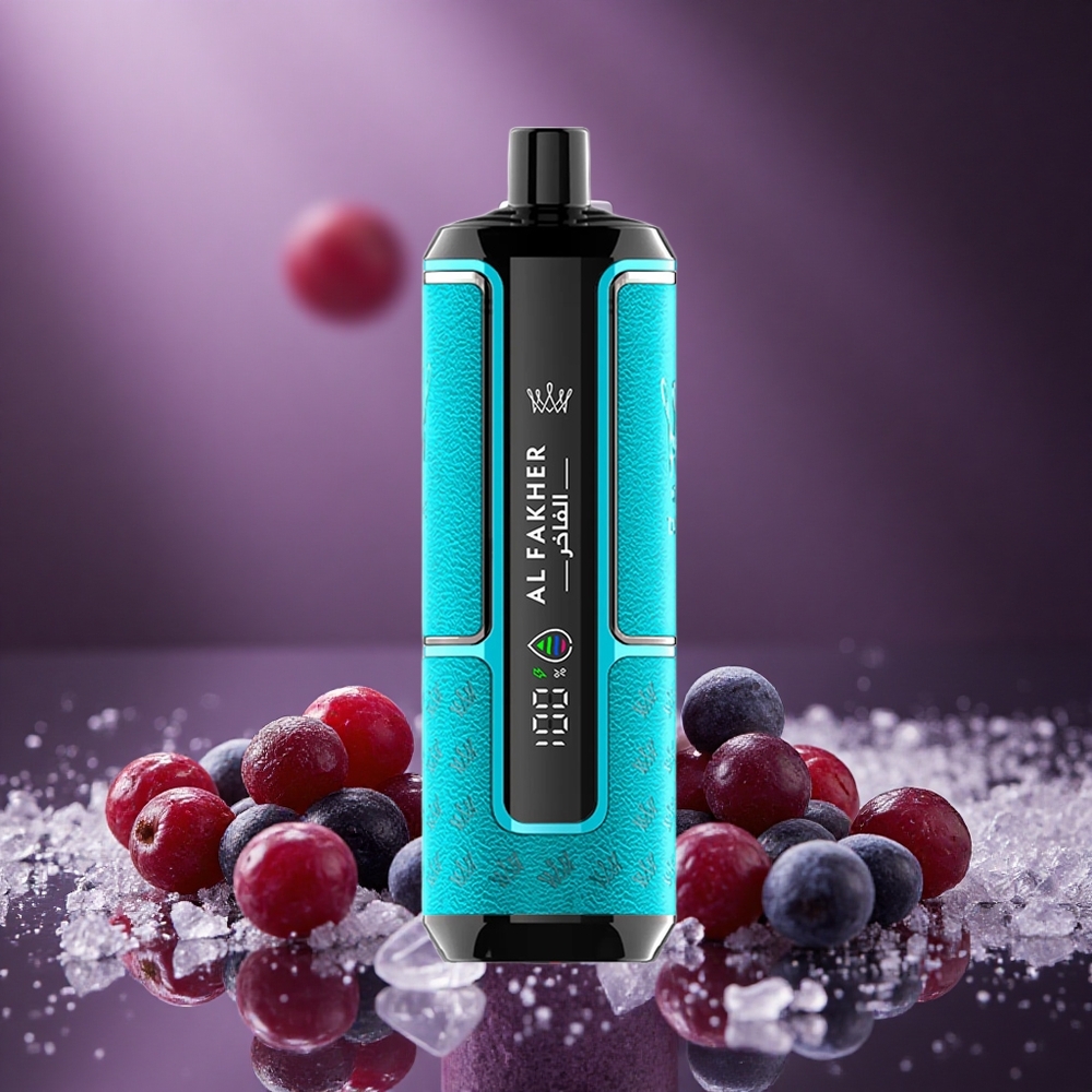 Al Fakher Crown Bar 15K Capacitate E-Lichid de 22 ml Baterie de 600 mAh Coacăz Gheață Vape Dispozabil Kit