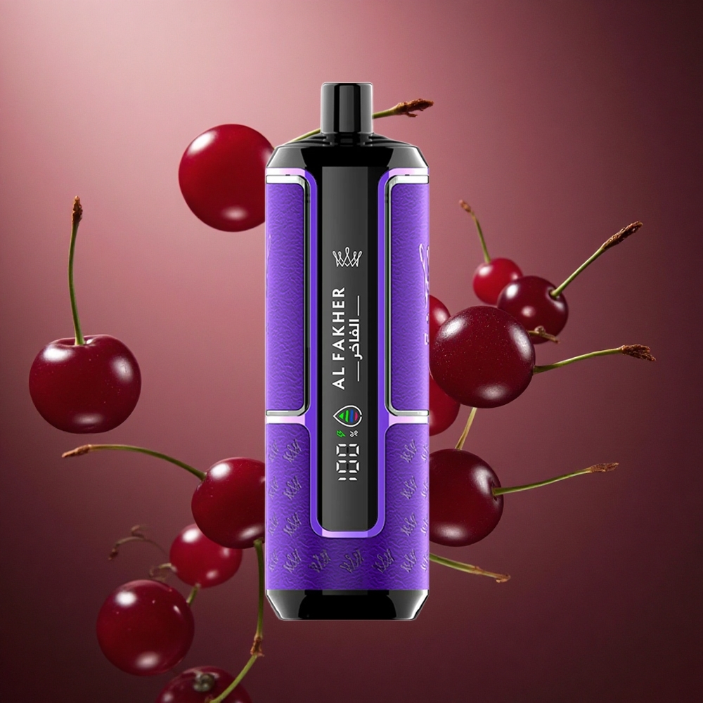 Al Fakher Crown Bar 15K Hipermax Capacitate E-Lichid de 22 ml Baterie de 600 mAh Portabil Vape Dispozabil Kit Cireș Fiesta