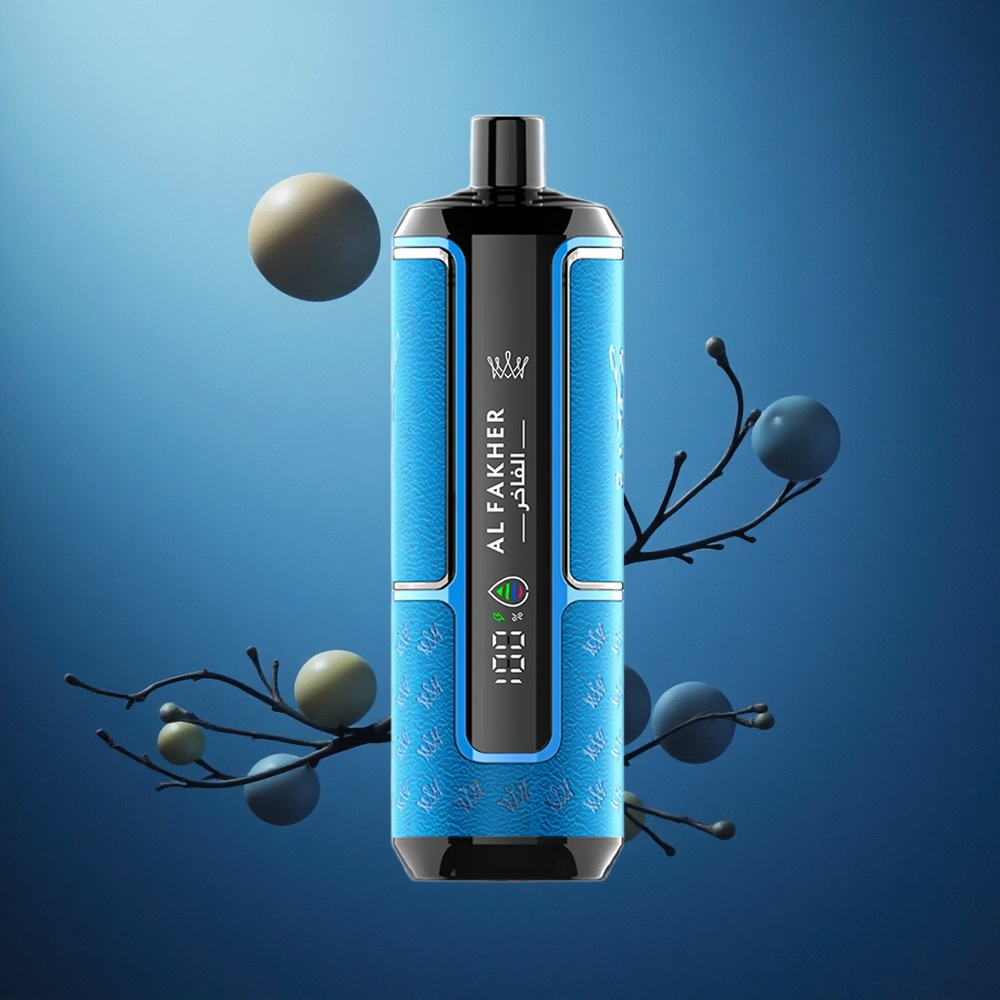 Al Fakher Crown Bar 15K Hypermax Vape Dispozabil Kit Ocean Albastră Capacitate E-Lichid de 22 ml Baterie de 600 mAh