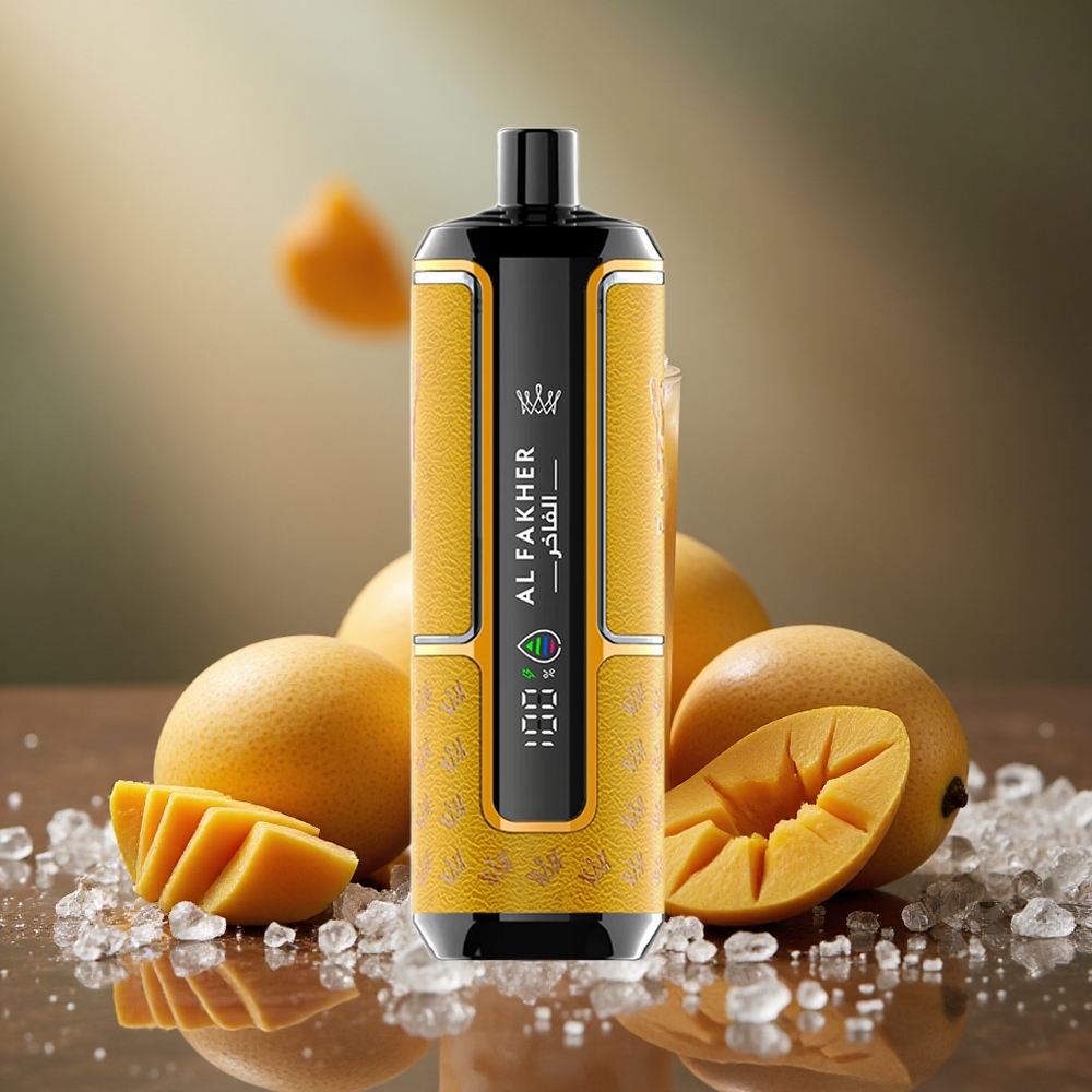 Al Fakher Crown Bar 15K Mango Gheață Capacitate E-Lichid de 22 ml Baterie de 600 mAh