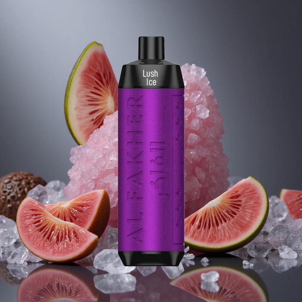 Al Fakher Crown Bar 8000 Bucăți Gheață Lush cu Capacitate E-Lichid de 18ml Lichid și 5mg Nicotină