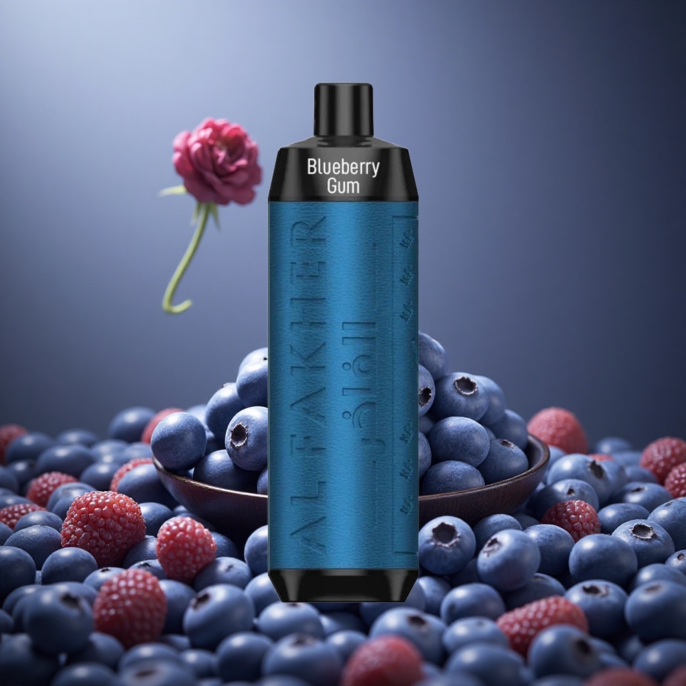 Al Fakher Crown Bar 8000 de Pufuri Afină Gumă cu Capacitate E-Lichid de 18ml Lichid și 5mg Nicotină