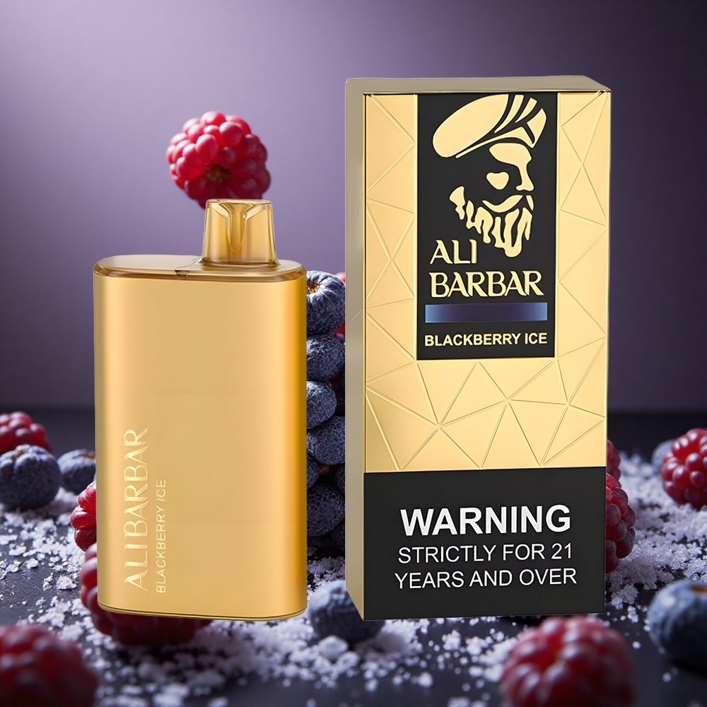 Alibarbar Rich 8000 Pufuri Capacitate E-Lichid de 20ml Vape Afine Gheață
