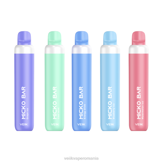 VEIIK Micko Bar vape de unică folosință 1500 pufuri arome multiple - VEIIK moos pod Romania LT8V29