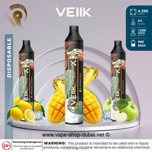 VEIIK Micko MAX vape de unică folosință 1500 pufuri gheata energetica - VEIIK moos pod Romania LT8V49