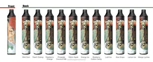 VEIIK Micko MAX vape de unică folosință 1500 pufuri gheata energetica - VEIIK moos pod Romania LT8V49
