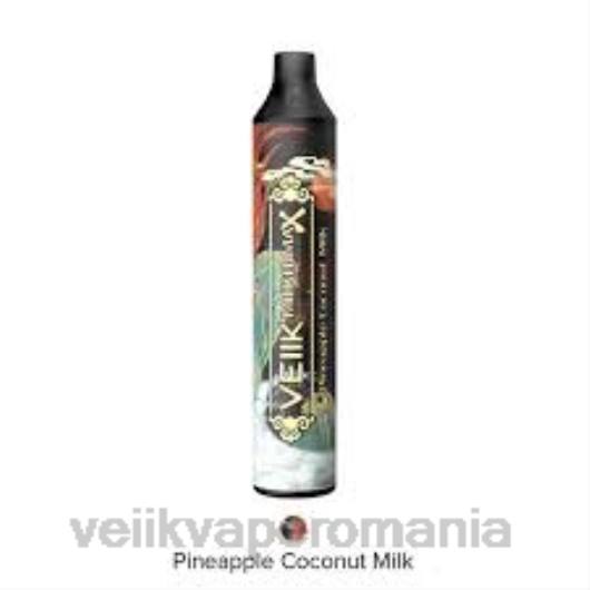 VEIIK Micko MAX vape de unică folosință 1500 pufuri lapte de cocos de ananas - VEIIK micko price LT8V44