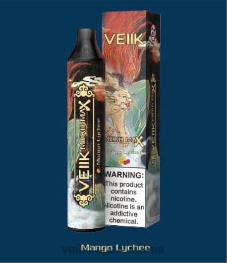 VEIIK Micko MAX vape de unică folosință 1500 pufuri lychee de mango - VEIIK vape Bucharest LT8V42