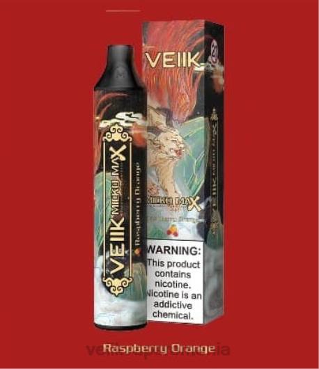 VEIIK Micko MAX vape de unică folosință 1500 pufuri portocală de zmeură - VEIIK vape Bucharest LT8V52