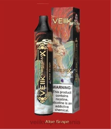 VEIIK Micko MAX vape de unică folosință 1500 pufuri struguri de aloe - VEIIK vape price LT8V43