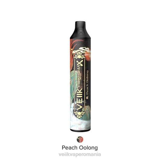 VEIIK Micko Max vape de unică folosință 1500 pufuri piersic oolong - VEIIK vape Bucharest LT8V12