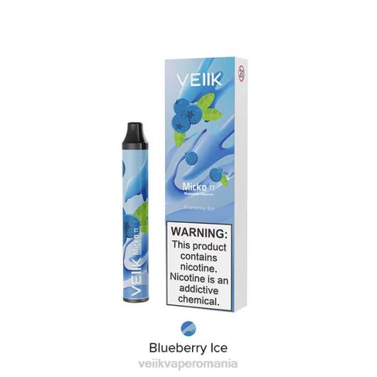 VEIIK Micko Pie vape de unică folosință 600 pufuri gheata de afine - VEIIK micko price LT8V24