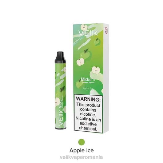 VEIIK Micko Pie vape de unică folosință 600 pufuri gheata de mere - VEIIK moos pod Romania LT8V19
