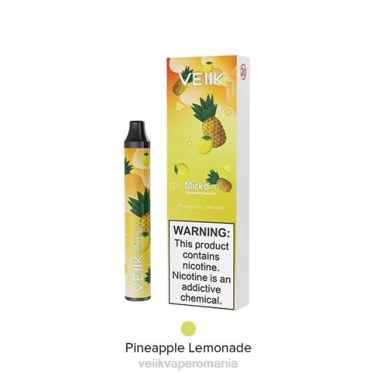 VEIIK Micko Pie vape de unică folosință 600 pufuri limonada de ananas - VEIIK airo pod LT8V27