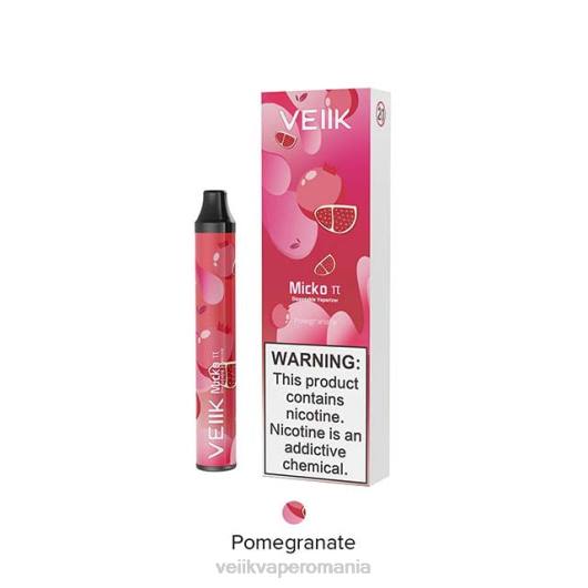 VEIIK Micko Pie vape de unică folosință 600 pufuri rodie - VEIIK vape price LT8V23