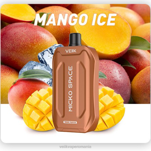 VEIIK Micko Space vape de unică folosință 7000 pufuri gheata de mango - VEIIK vape micko q Romania LT8V40