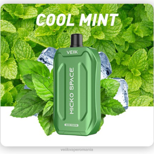VEIIK Micko Space vape de unică folosință 7000 pufuri menta rece - VEIIK vape review LT8V36