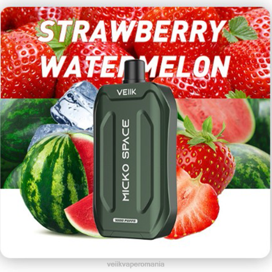 VEIIK Micko Space vape de unică folosință 7000 pufuri pepene verde de căpșuni - VEIIK vape price LT8V33