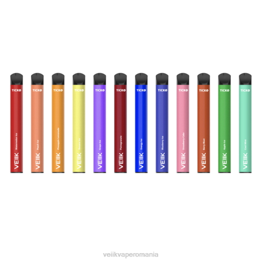 VEIIK Ticko vape de unică folosință 1200 pufuri arome multiple - VEIIK vape Romania LT8V31